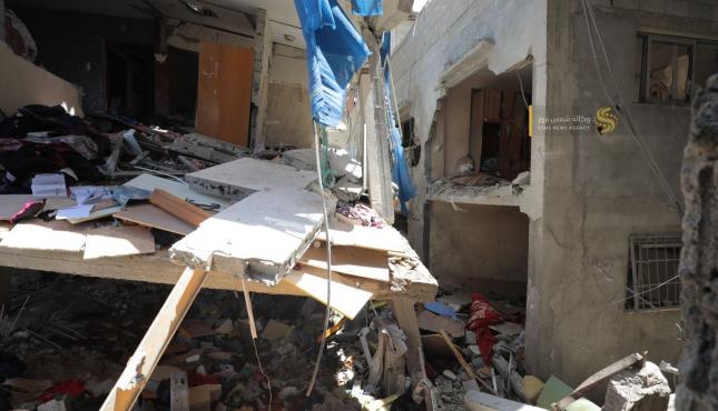 دمار منزل الشهيد خليل البهتيني قصف 8.jpeg