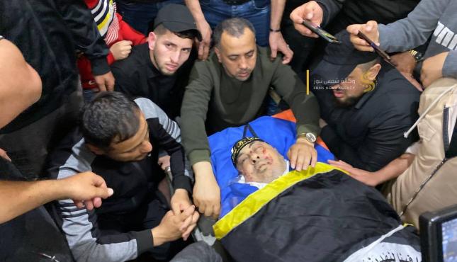 جمازة الشهيد القائد الكبير في سرايا القدس جهاد غنام  برفح.jpg