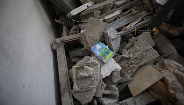 دمار منزل الشهيد خليل البهتيني قصف 1.jpeg