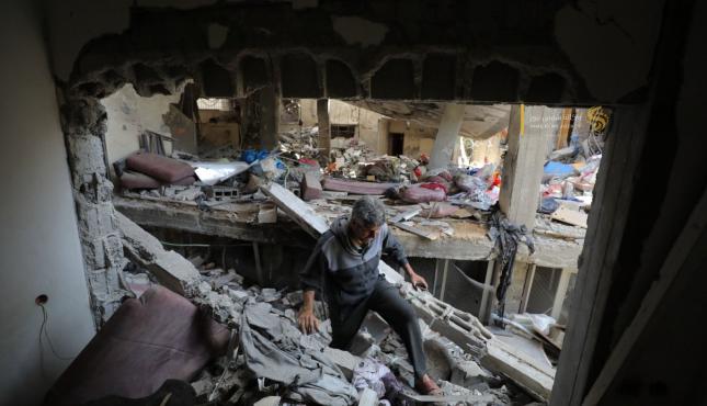 دمار منزل الشهيد خليل البهتيني قصف 11.jpeg