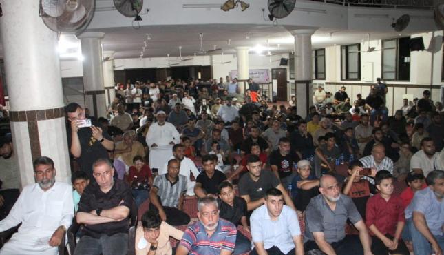 الجهاد الإسلامي بغزة تنظم أمسية تأبينية للشهيد القائد شعبان الدحدوح 10.jpeg