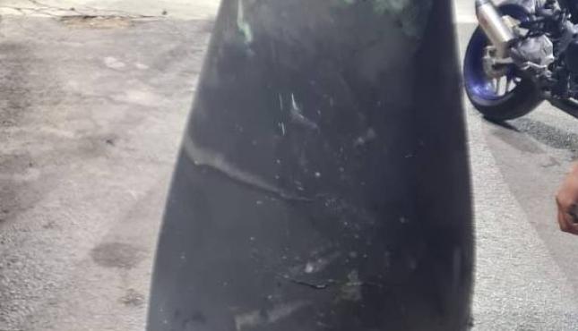 بقايا صواريخ الدفاع الجوي السوري (1).jpeg