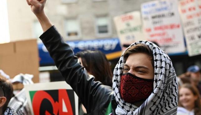 مظاهرات في نيويورك أمريكا دعماً لغزة وتنديداً بالعدوان الإسرائيلي (3).jfif