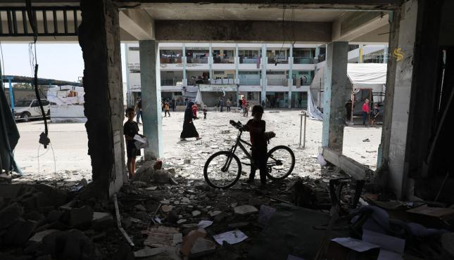 دمار كبير لحق بمدرسة الحسابنة بعد استهدافها من قبل الاحتلال الاسرائيلي 12.jfif