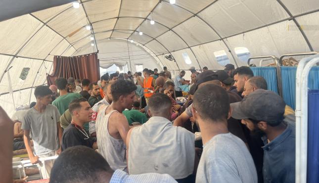 اصابات مستشفى المعمداني