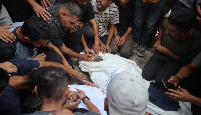 تشيع الشهيدين محمد قريقع و انس الشريف