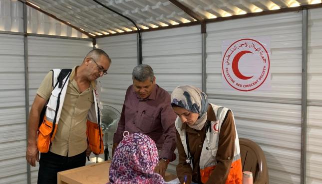 الهلال الأحمر يفتتح عيادة السرايا  للرعاية الأولية في غزة