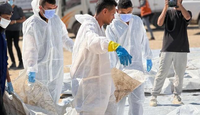 الصحة بغزة تقرر دفن 41 جثمانا لأسرى مجهولي الهوية