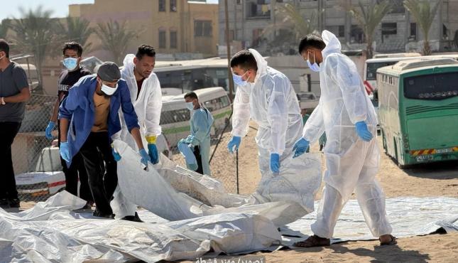 الصحة بغزة تقرر دفن 41 جثمانا لأسرى مجهولي الهوية