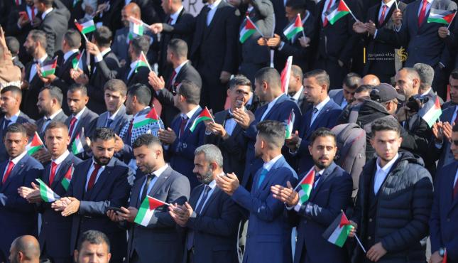 منظمة الرباط التركية تنظم حفل زواج جماعي لـ 203 عريس من غزة (3).jpeg