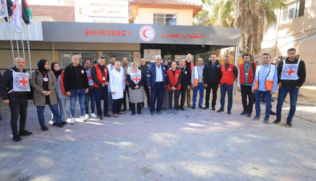 الهلال الأحمر الفلسطيني يفتتح قسم الاستقبال والطوارئ المؤهل في مستشفى الأمل