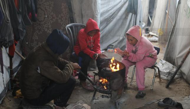 أجواء المنخفض الجوي في قطاع غزة 9.jpg