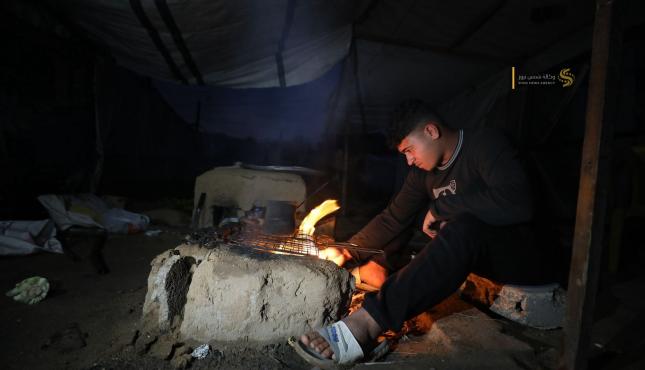 أجواء المنخفض الجوي في قطاع غزة 5.jpg