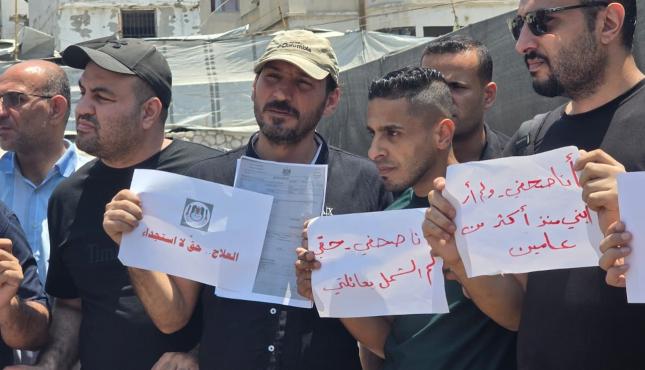 صحفيو غزة يطلقون نداء استغاثة من حقنا العلاج خارج قطاع غزة 5.jpg