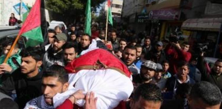 جثمان الشهيد عبد الله عبد العال