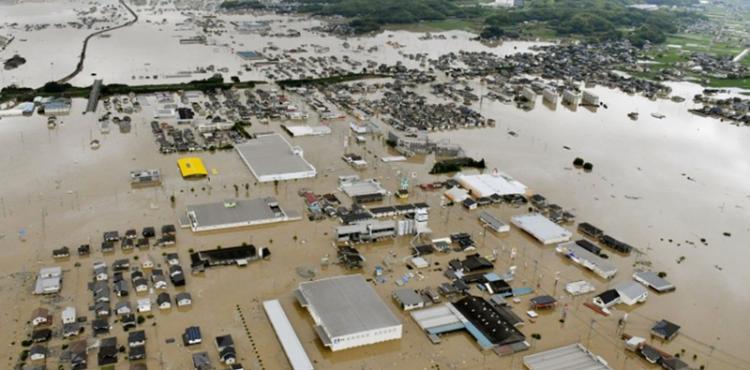 فيضانات في اليابان