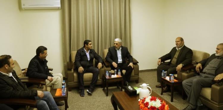 الوفد المصري والسنوار