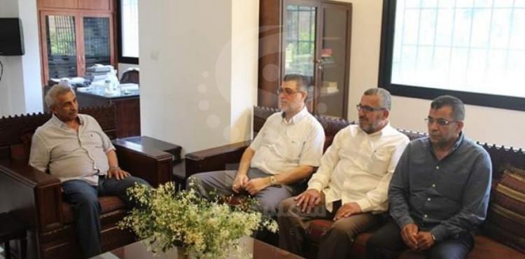 وفد من الجهاد الإسلامي يزور النائب أسامة سعد