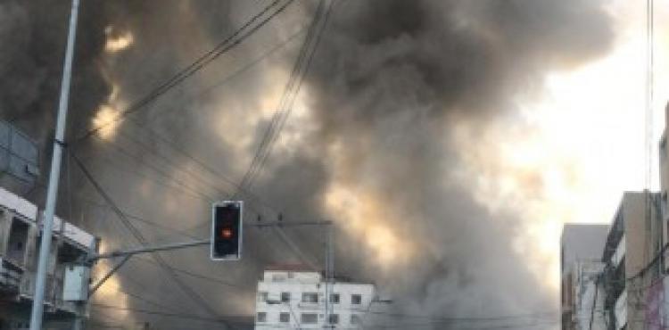 تدمير برج الشروق.jpg