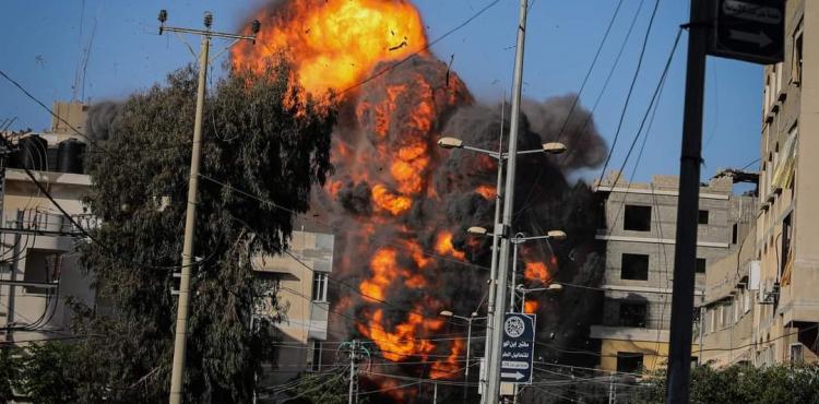 القصف على غزة