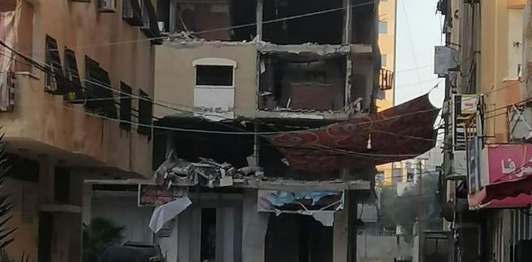 قصف برج الروضة في تل الهوا