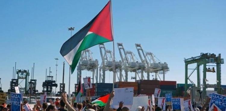 نقابات أمريكية تناصر الفلسطينيين.jpeg