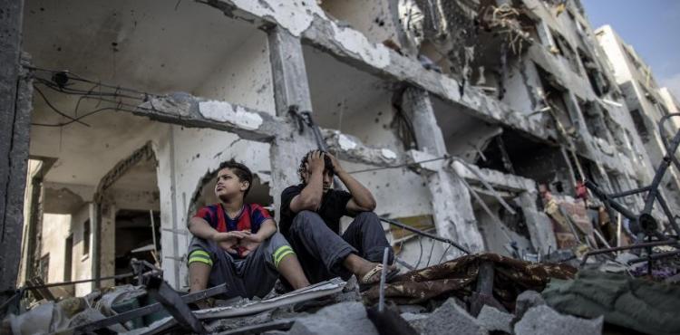 منازل متضررة إثر العدوان على غزة.jpeg