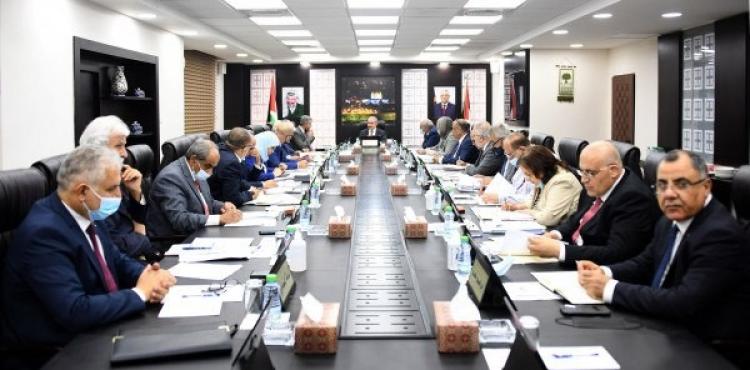 اجتماع مجلس الوزراء - حكومة اشتية