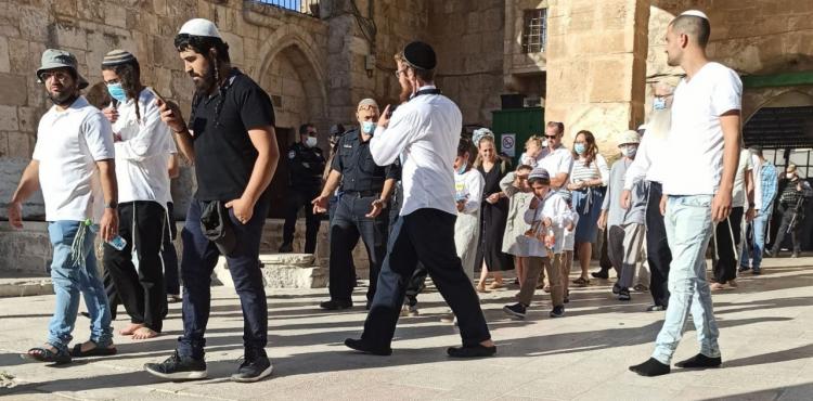 اقتحام المسجد الاقصى - مستوطنين