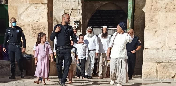 اقتحام المسجد الاقصى - مستوطنين