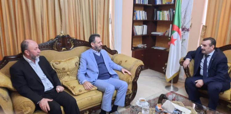 الجهاد تلتقي السفير الجزائري.jfif