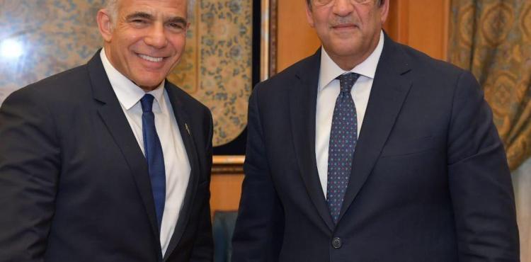 يائير لابيد وعباس كامل