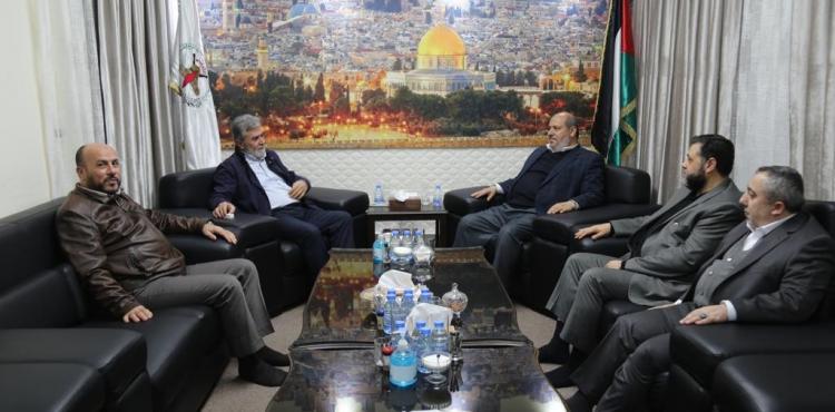 النخالة ووفد حماس