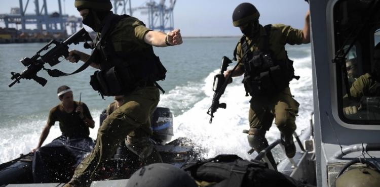 استنفار عسكري اسرائيلي في البحر.jpeg