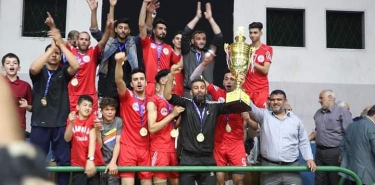 فرحة خدمات جباليا باللقب