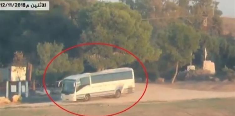 رصد حافلات على حدود غزة.jpg