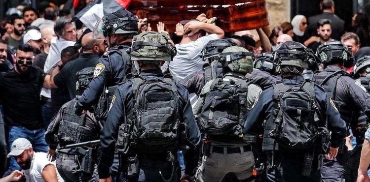 الاعتداء على جنازة شيرين أبو عاقلة