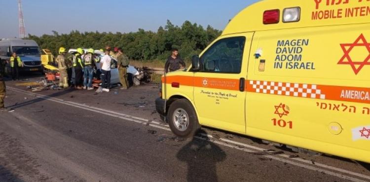 حادث سير بالداخل المحتل