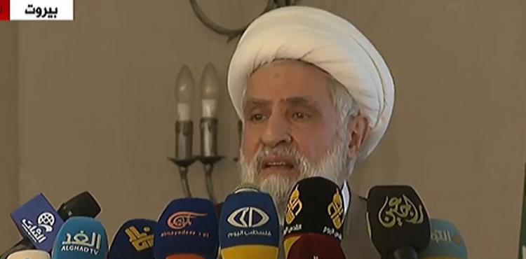 نعيم قاسم نائب الأمين العام لحزب الله اللبناني