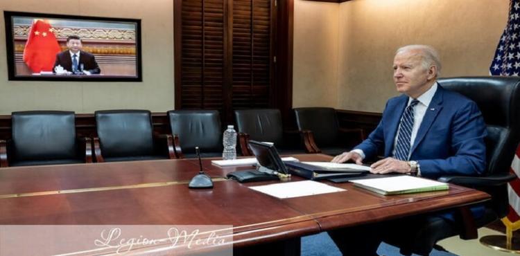 الرئيس الأمريكي والرئيس الصيني