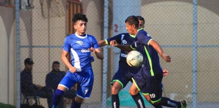 لقاء الذهاب بين شباب رفح و هلال غزة