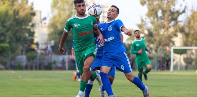 من بطولة دوري غزة الممتاز 2022