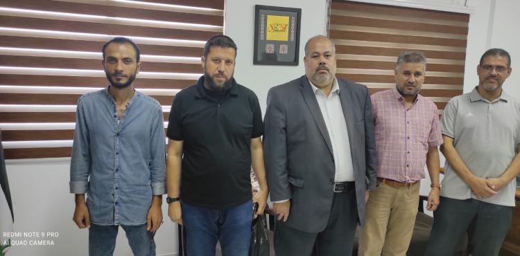 منتدى الإعلاميين يزور عدة مؤسسات إعلامية بغزة2.jfif
