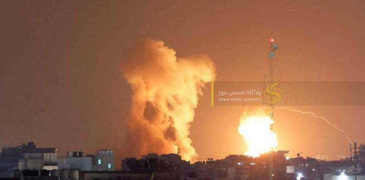 القصف على غزة