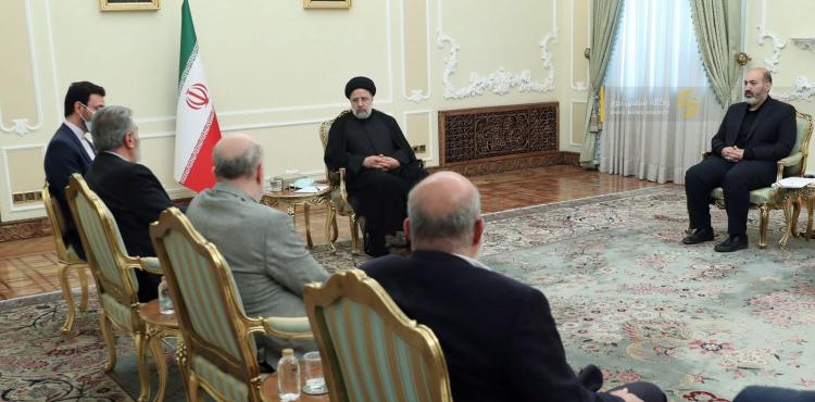 الرئيس الإيراني إبراهيم رئيسي يستقبل قائد المقاومة الأستاذ زياد النّخالة ووفد من قيادة الجهاد الإسلامي  (5).jfif