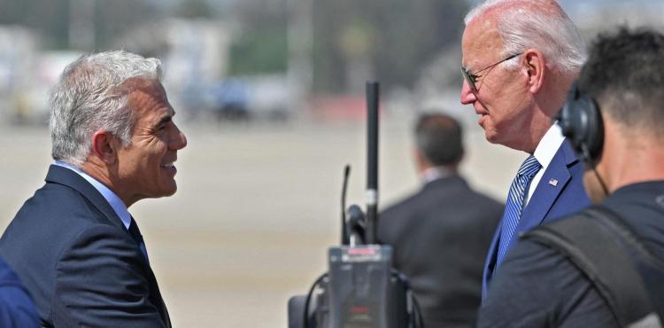 لابيد وبايدن