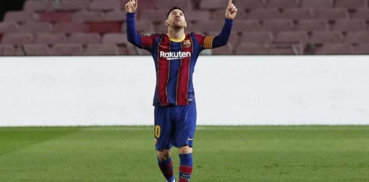 ميسي بقميص برشلونة_أرشيفية