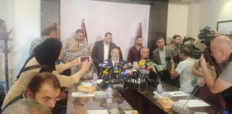 لقاء الوفد الفلسطيني بالرئيس السوري بشار الأسد.jfif