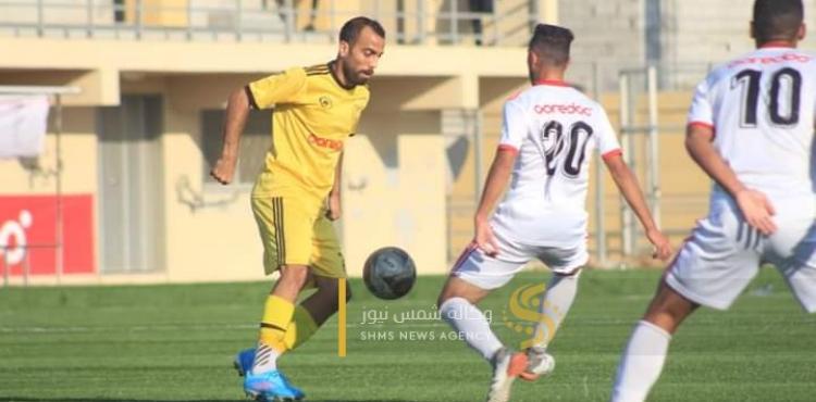 من تعادل شباب خانيونس و خدمات النصيرات