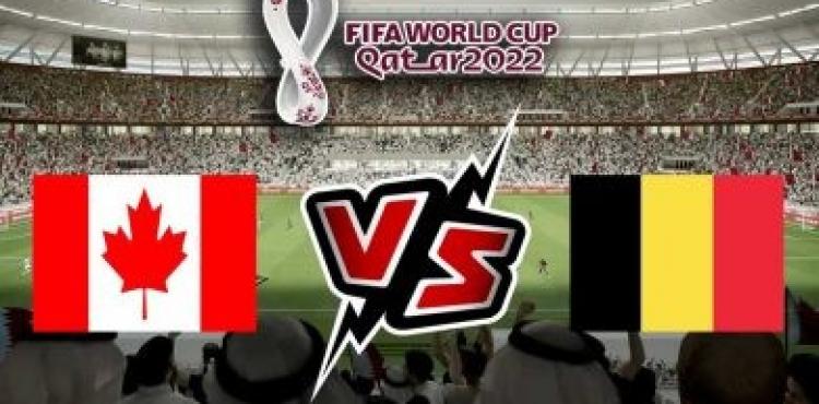 بث مباشر  لمباراة بلجيكا ضد كندا في كأس العالم 2022 والقنوات الناقلة